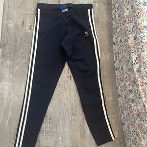 Adidas leggings navy blue